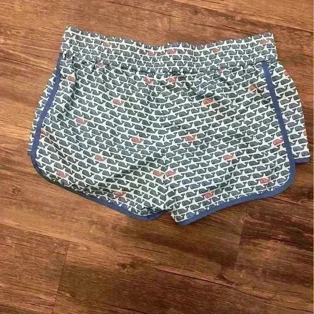 Vineyard Vines Performance Women's Size XS Whale Harbor Shorts Crystal Blue - Picture 3 of 7